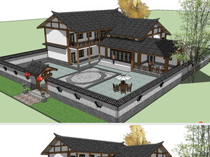 農(nóng)家樂(lè)設(shè)計(jì)模型素材 建筑模型模型大全 19159913